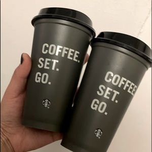 ☕️ Starbucks Reusable Hot Coffee Travel Cup — Fall 2019 “Coffee, Set, Go” ☕️